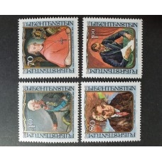 LIECHTENSTEIN 1984 SERIE COMPLETA DE ESTAMPILLAS NUEVAS MINT PINTURAS